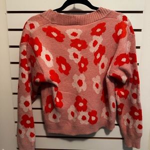 Cute flower cardigan